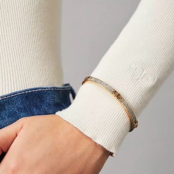 Tory Burch gold bracelet with diamond - Picture 6 of 9